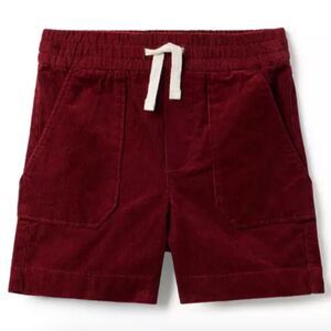 Janie and Jack 100046586 Boys burgundy The Corduroy Pull-On Short size 18-24 m N